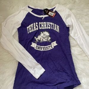 TCU long sleeve t-shirt